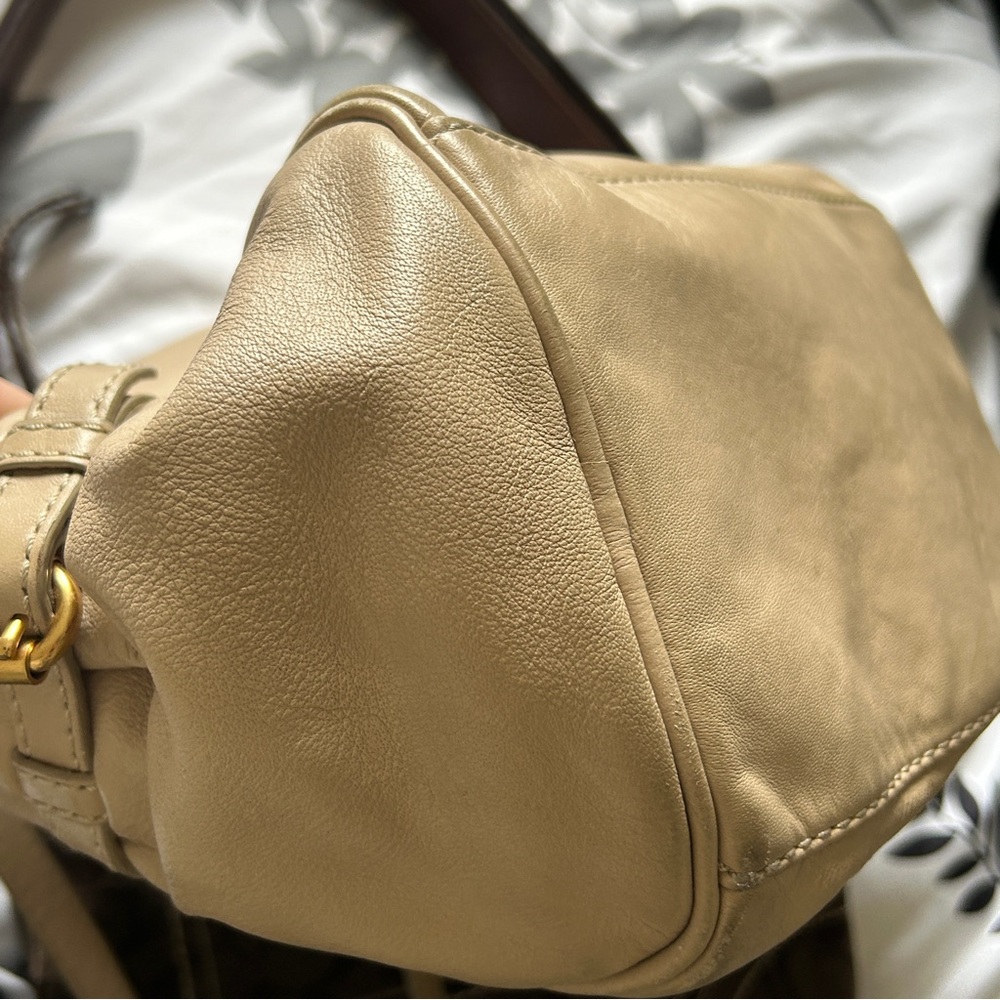 Marc Jacob Boho VTG Cottage Shoulder Bag Casual Everyday Creamy Beige - Picture 13 of 15